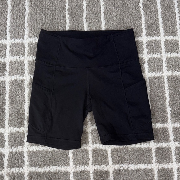 lululemon athletica Pants - Lululemon 6" Fast and Free Black Bike Short